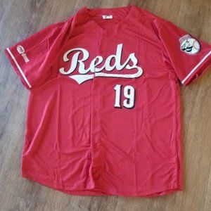 Joey Votto #19 Cincinnati Reds XL button down jersey